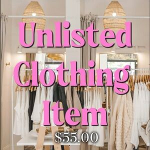 Unlisted Clothing Item